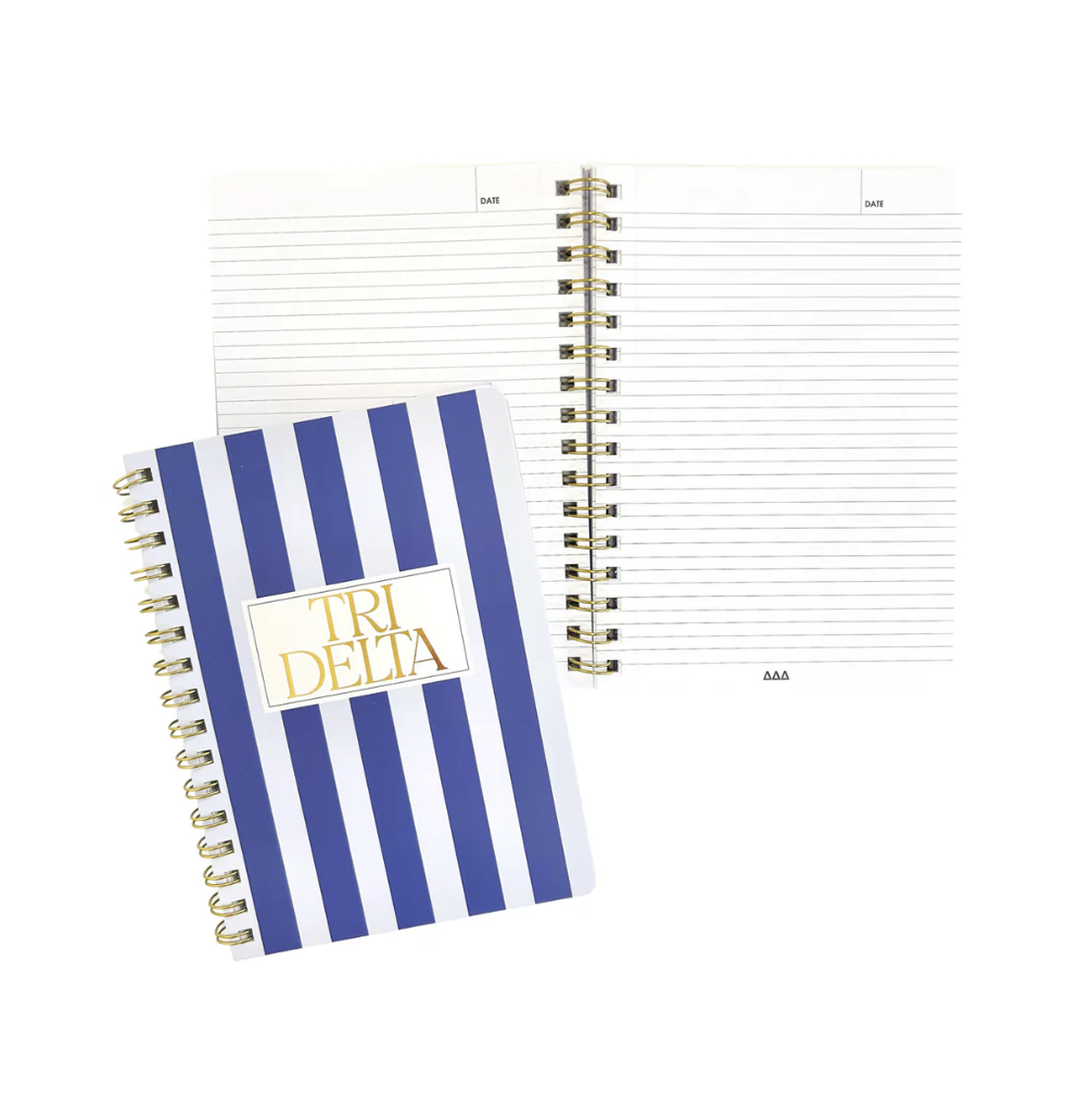 Striped Sorority Notebook
