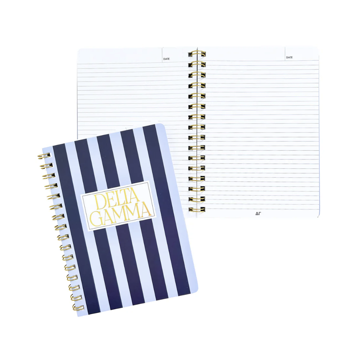 Striped Sorority Notebook