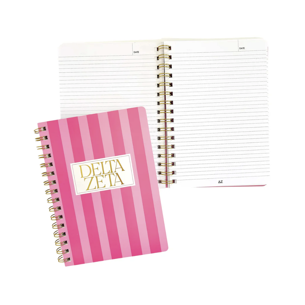 Striped Sorority Notebook