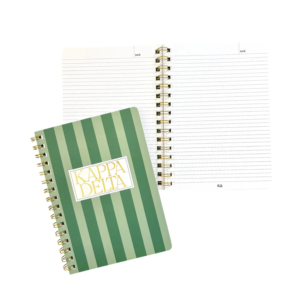 Striped Sorority Notebook