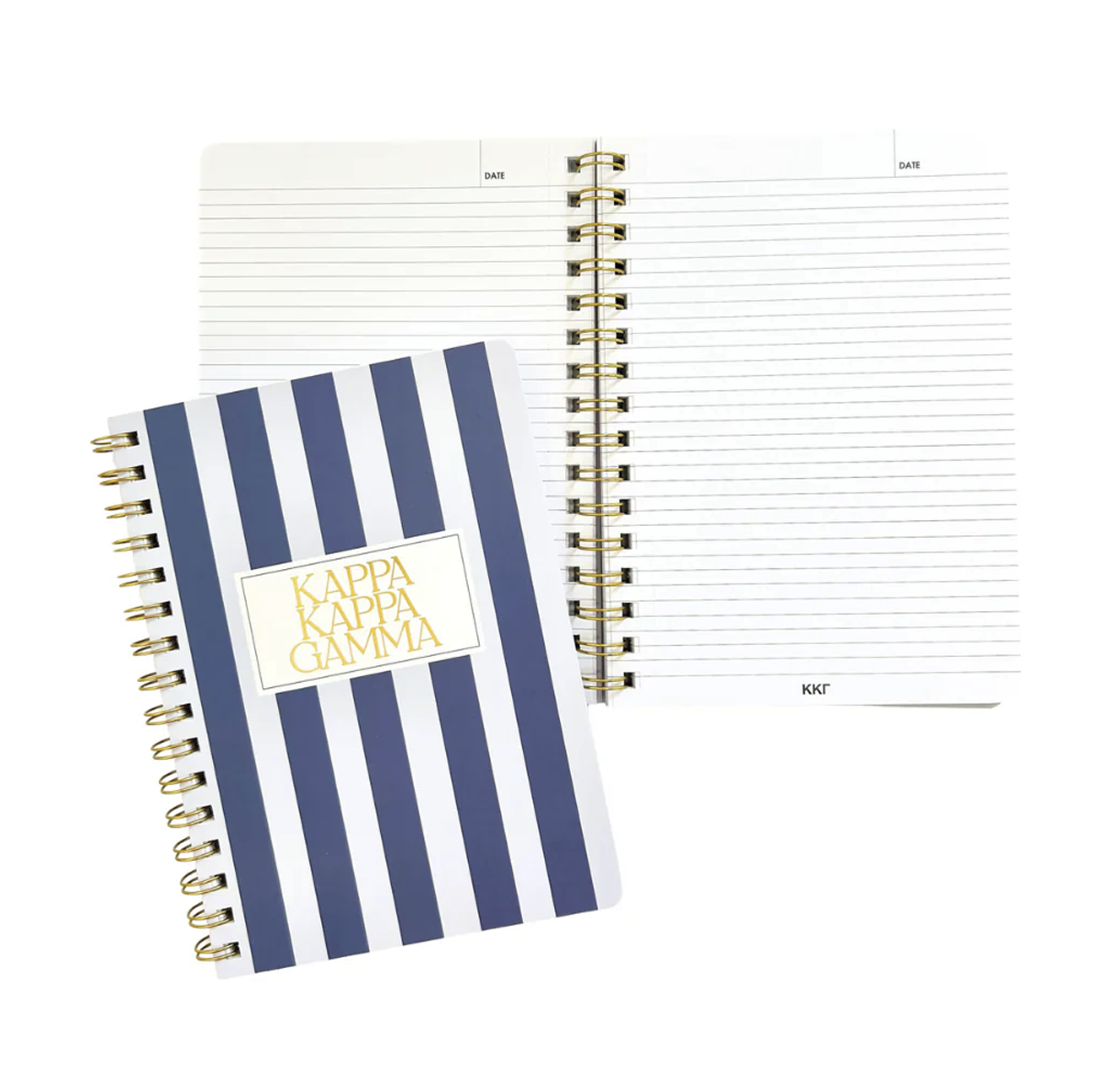 Striped Sorority Notebook