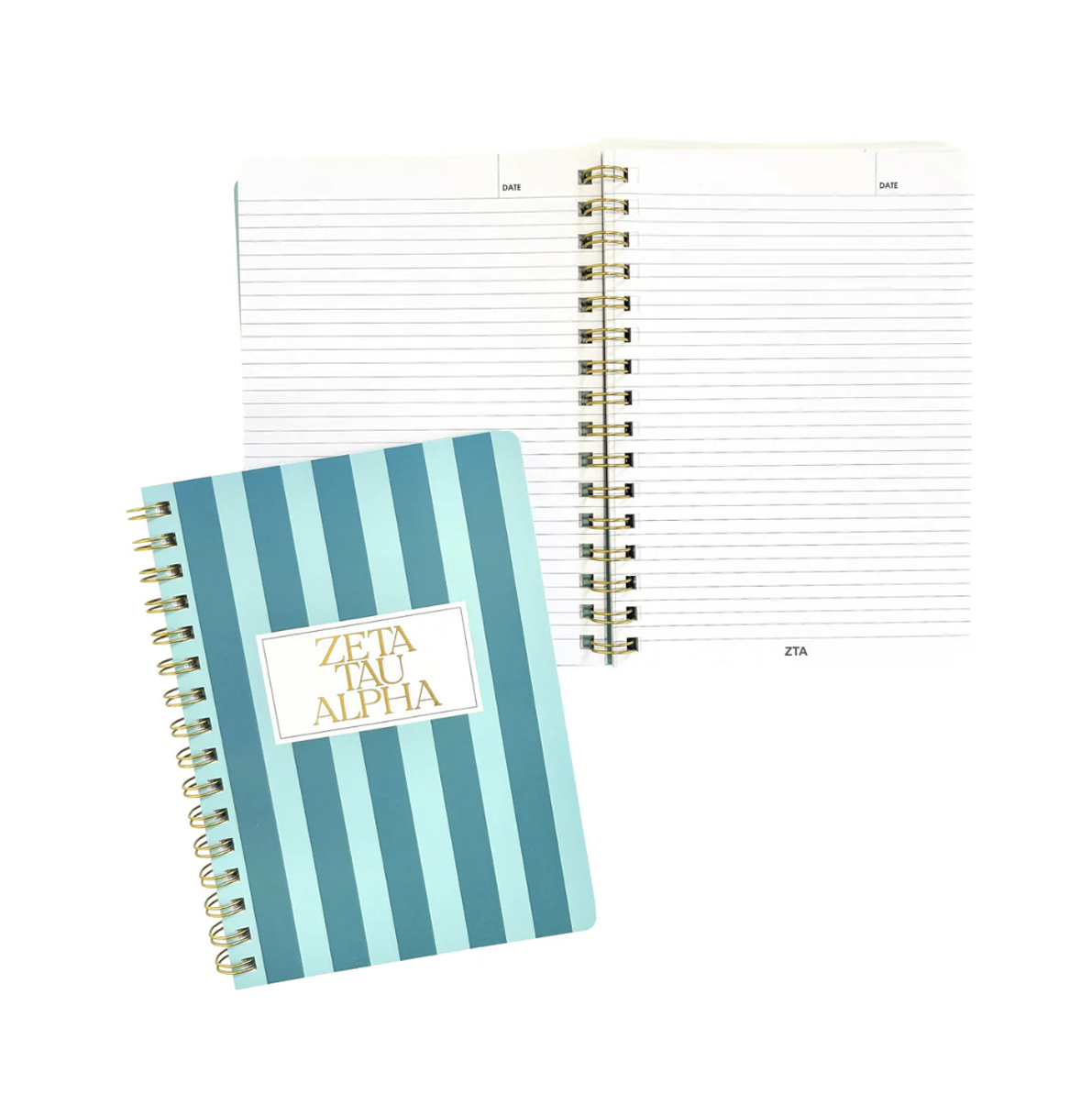 Striped Sorority Notebook
