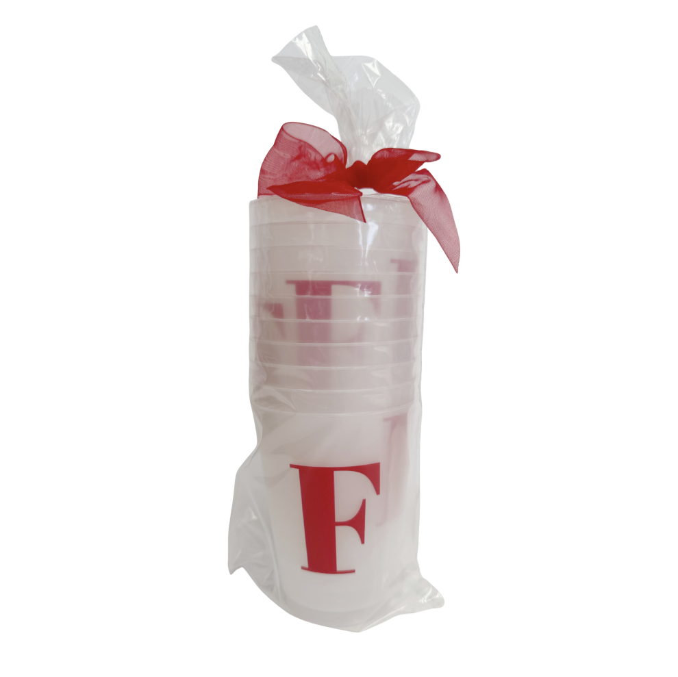 Color Initial Frost Flex Cups