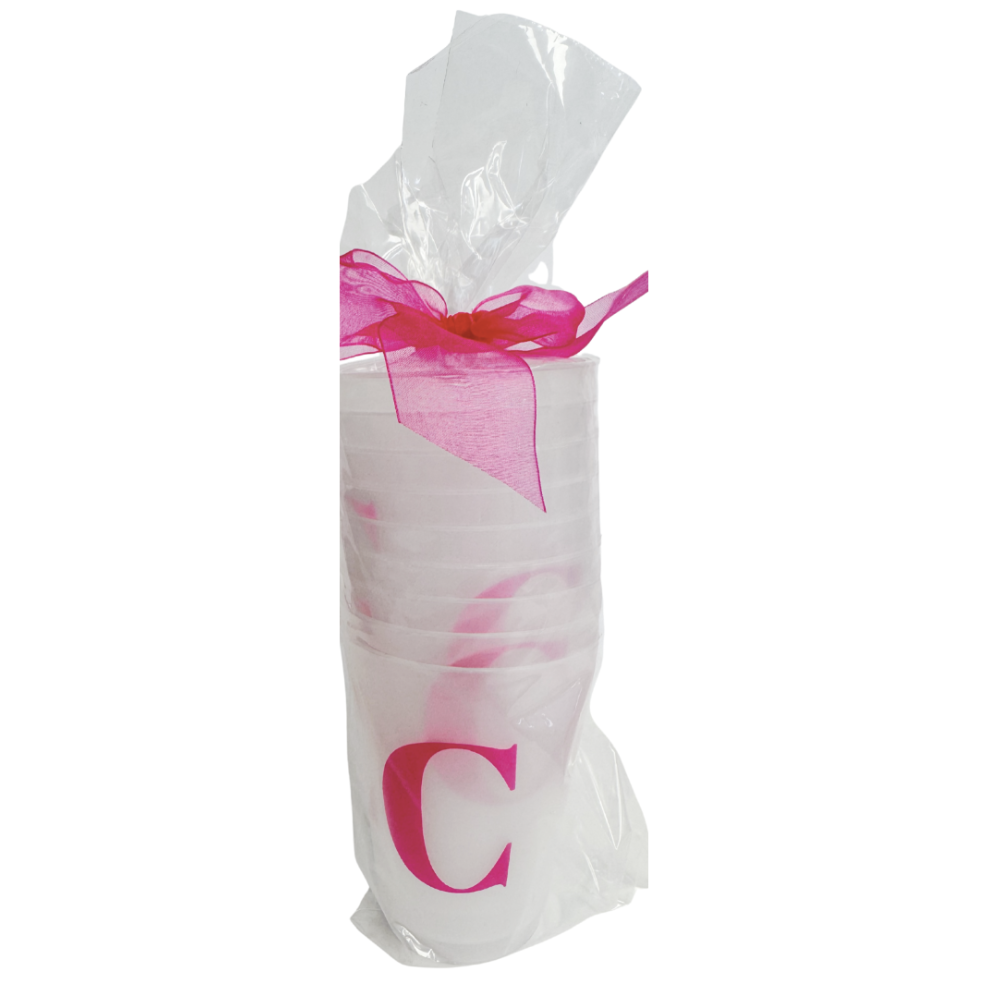 Color Initial Frost Flex Cups