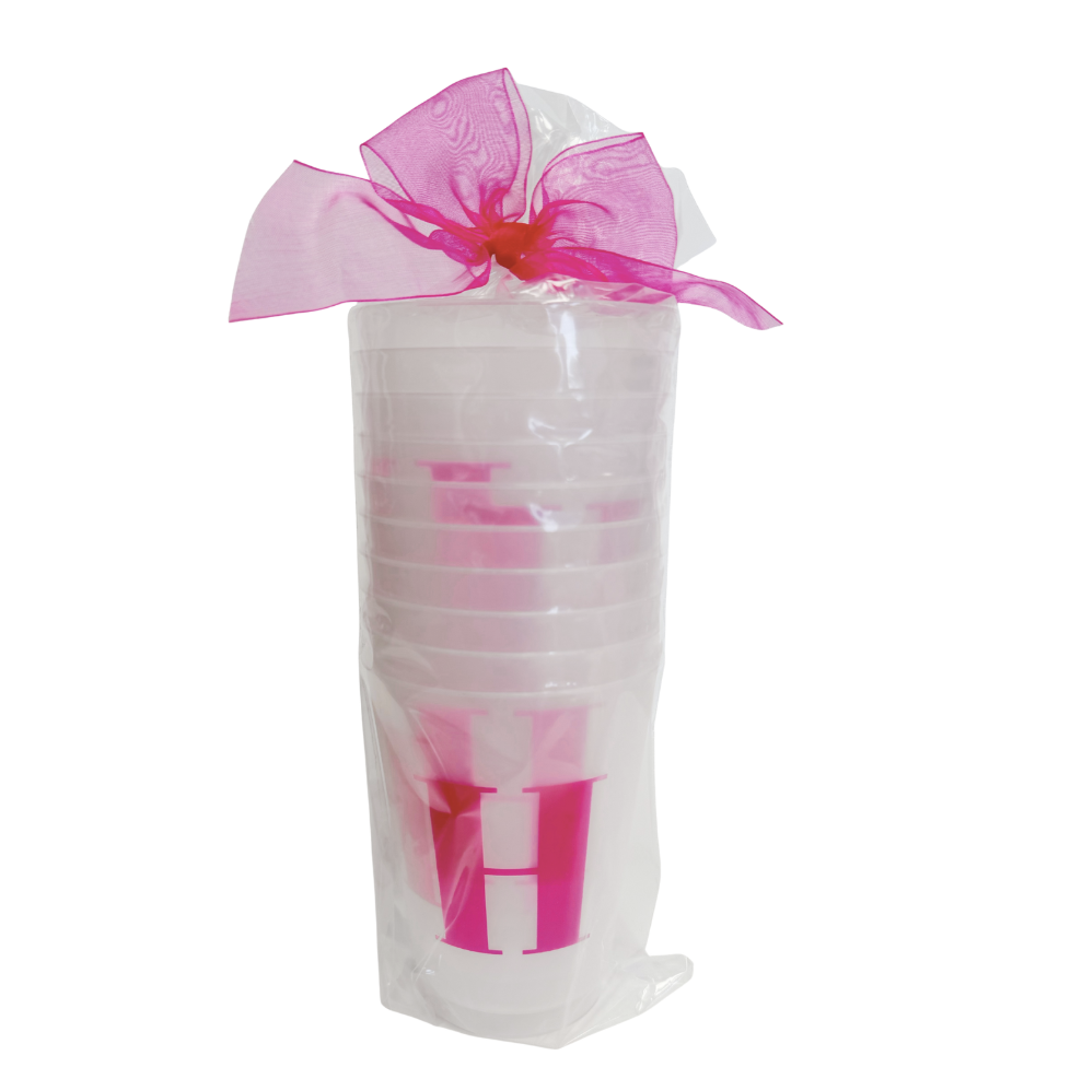 Color Initial Frost Flex Cups