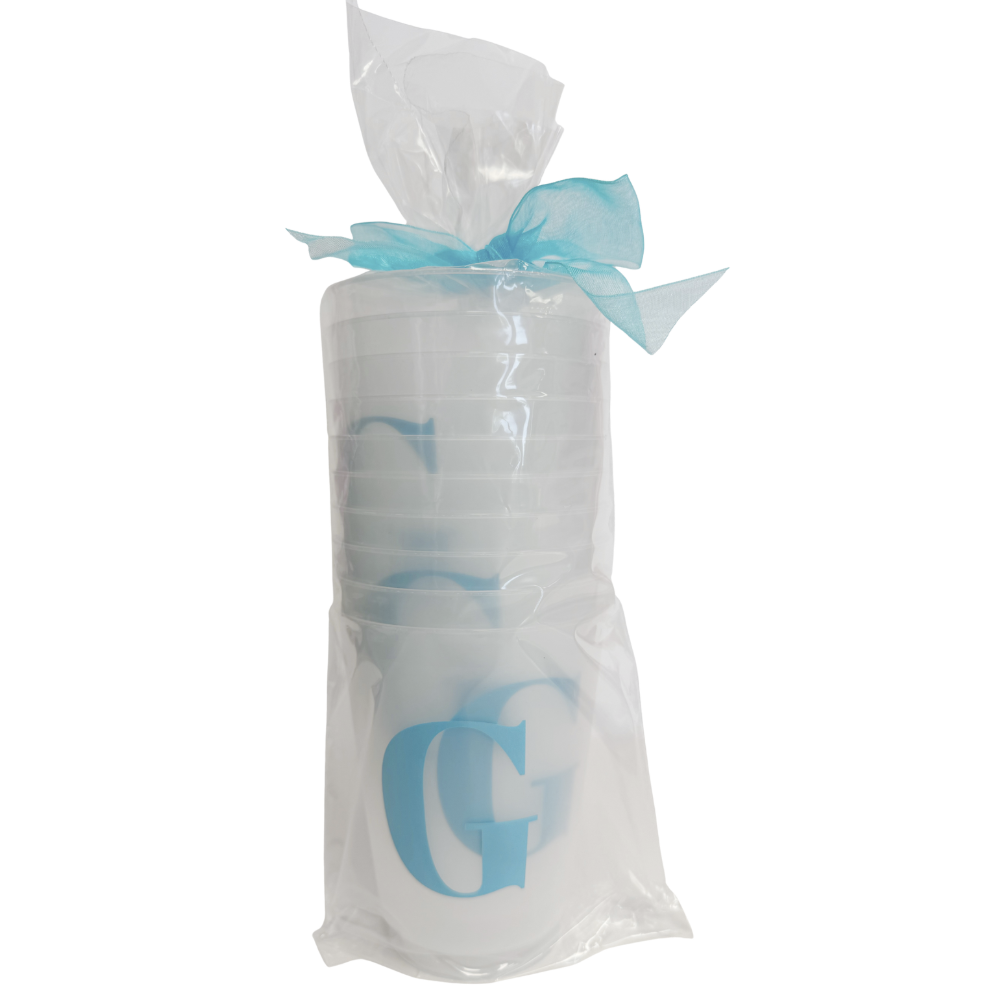 Color Initial Frost Flex Cups