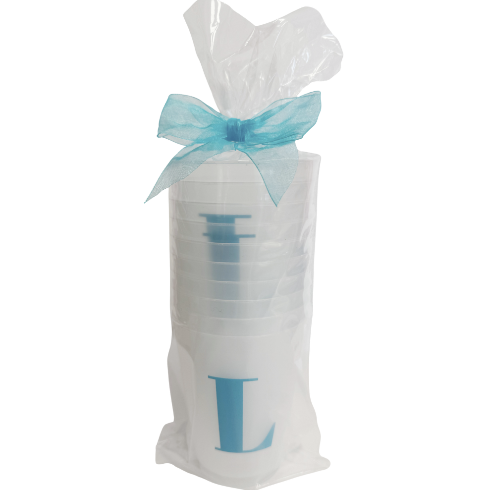 Color Initial Frost Flex Cups