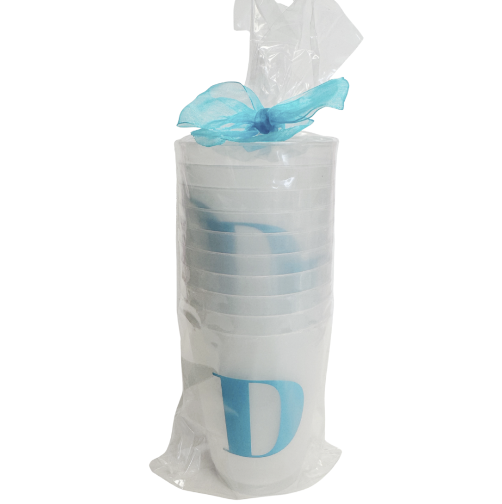 Color Initial Frost Flex Cups