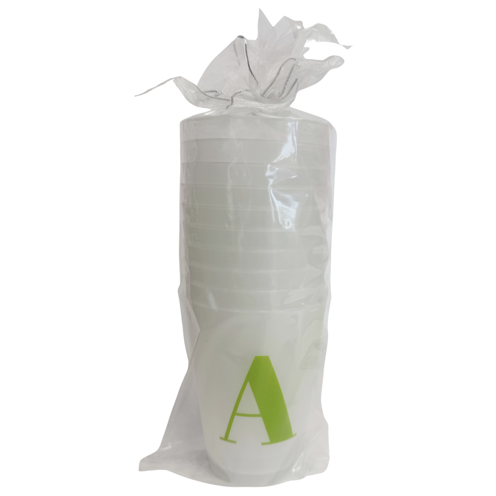 Color Initial Frost Flex Cups