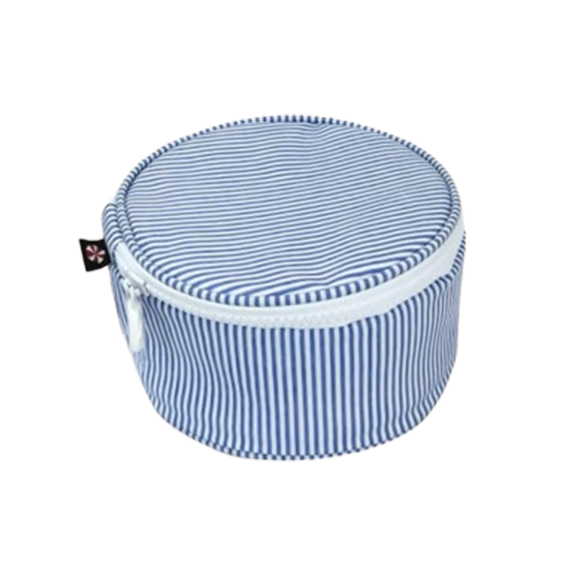 Wipeable Seersucker Button Bag