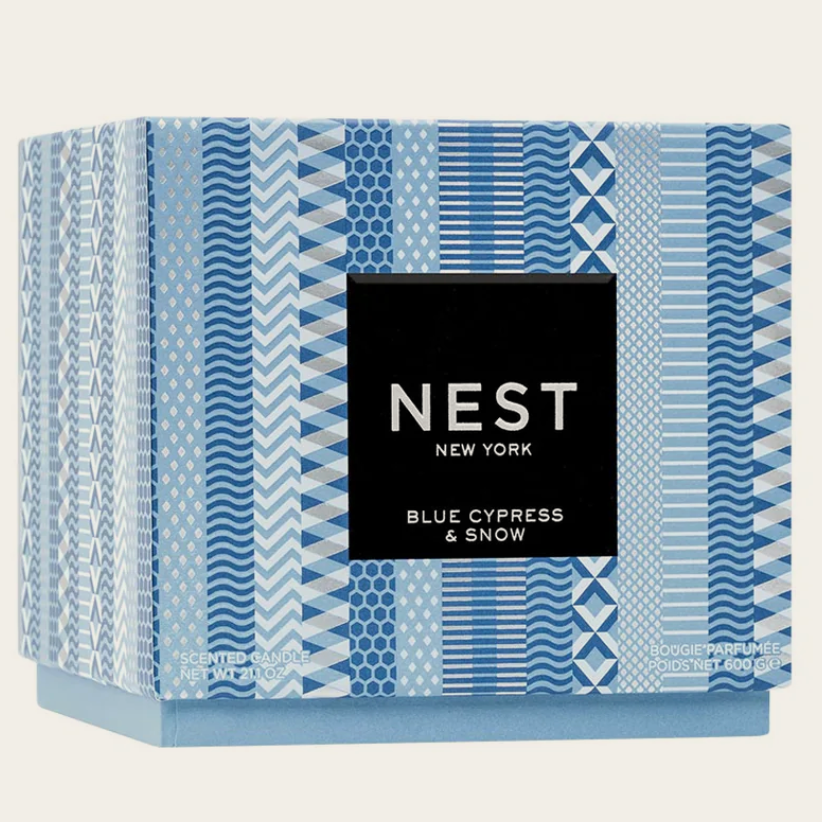 Nest 3-Wick Blue Cypress & Snow Candle