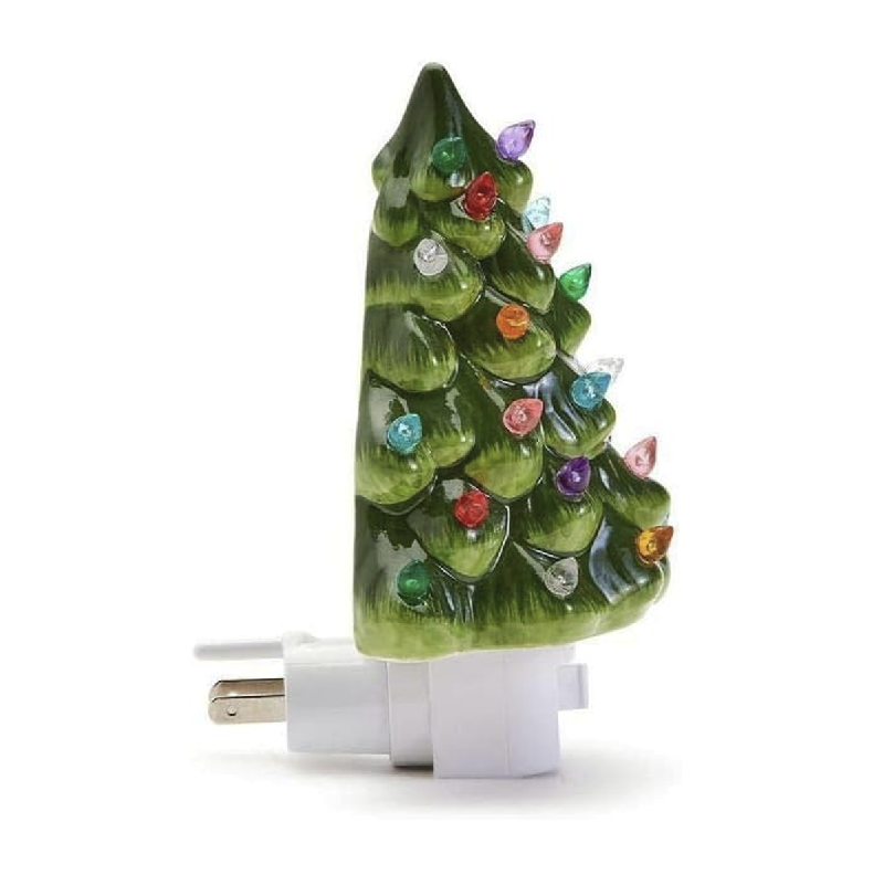 Vintage Christmas Tree Night Light