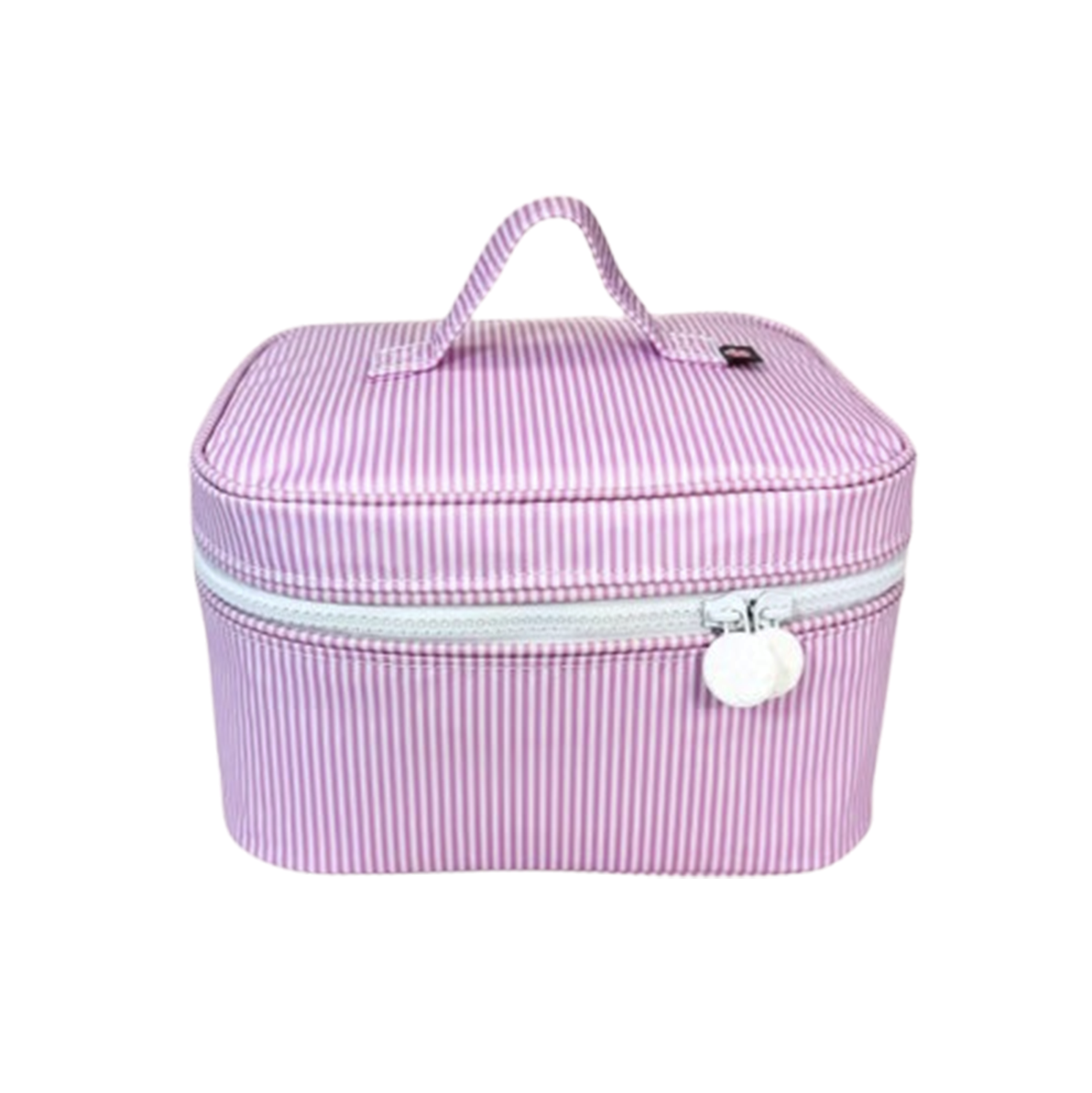 Wipeable Seersucker Train Case