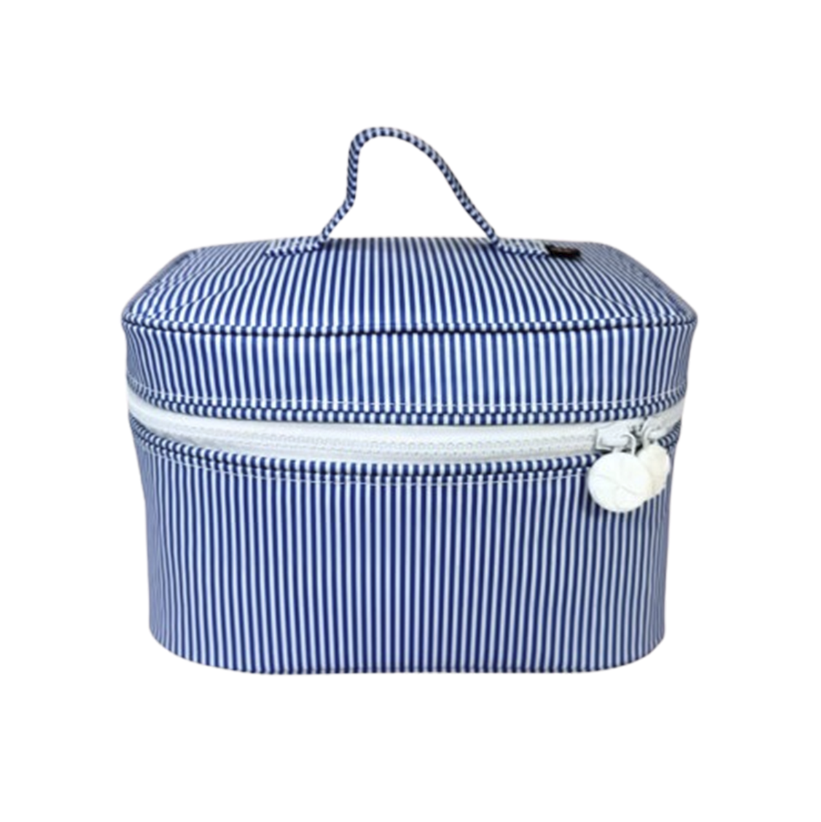 Wipeable Seersucker Train Case