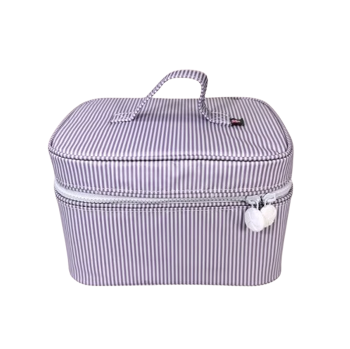 Wipeable Seersucker Train Case