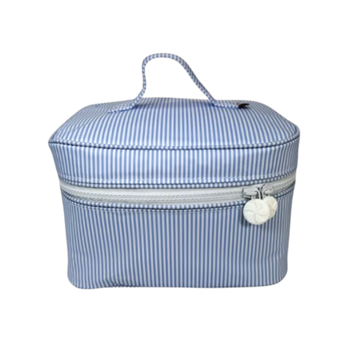 Wipeable Seersucker Train Case