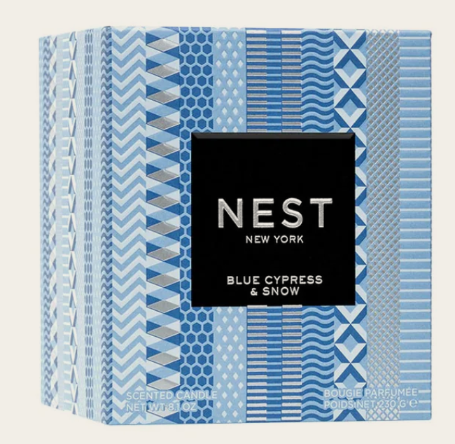 Nest 8.1oz Blue Cypress & Snow Candle