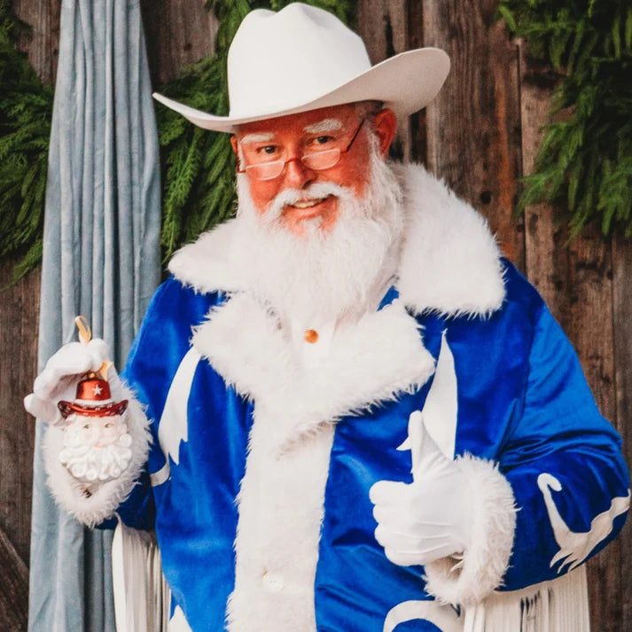 Gamday Santa Ornament - Maroon