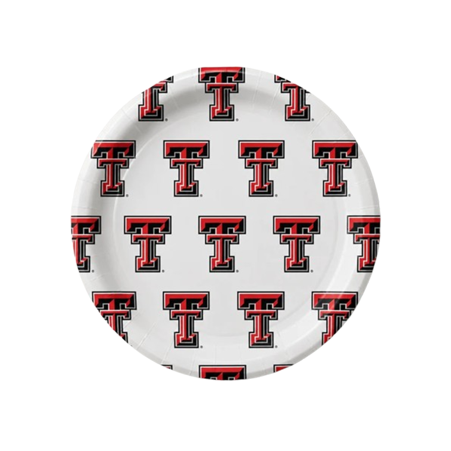 Texas Tech Paper App/Dessert Plates