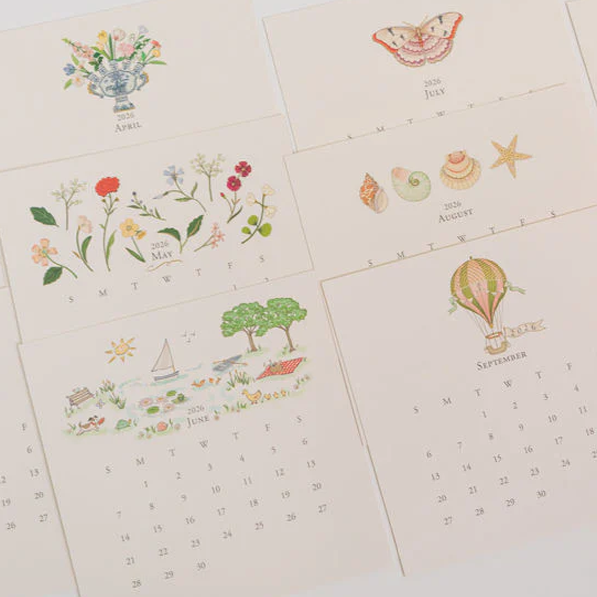 2026 Karen Adams Boxed Calendar Refill