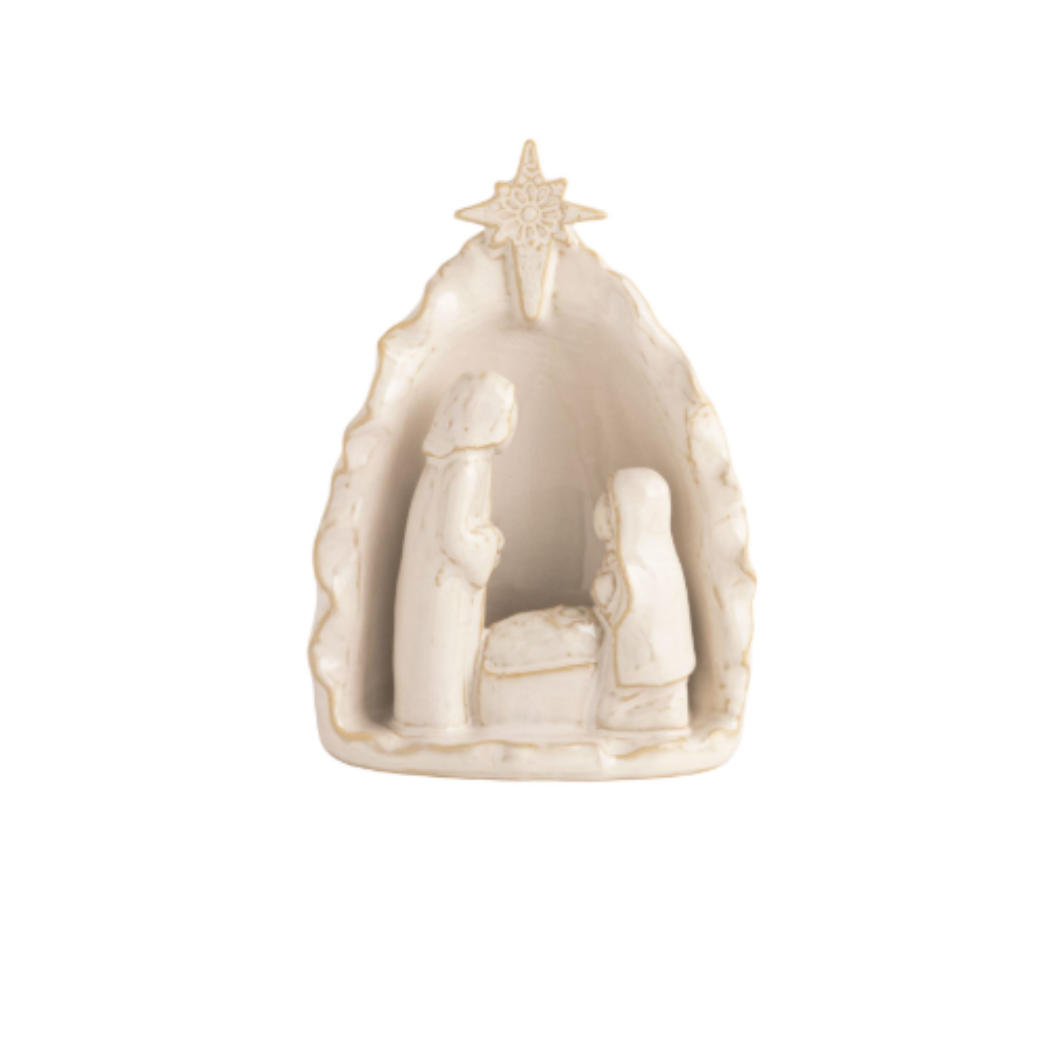 Stoneware Nativity