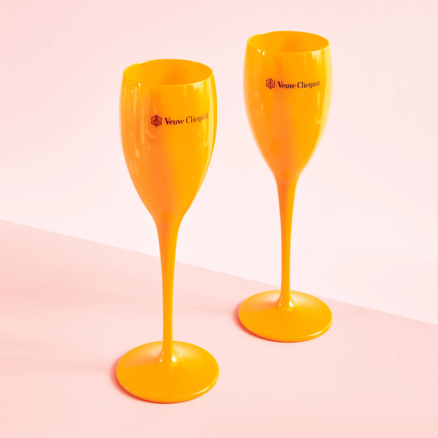 Orange Champagne Flute
