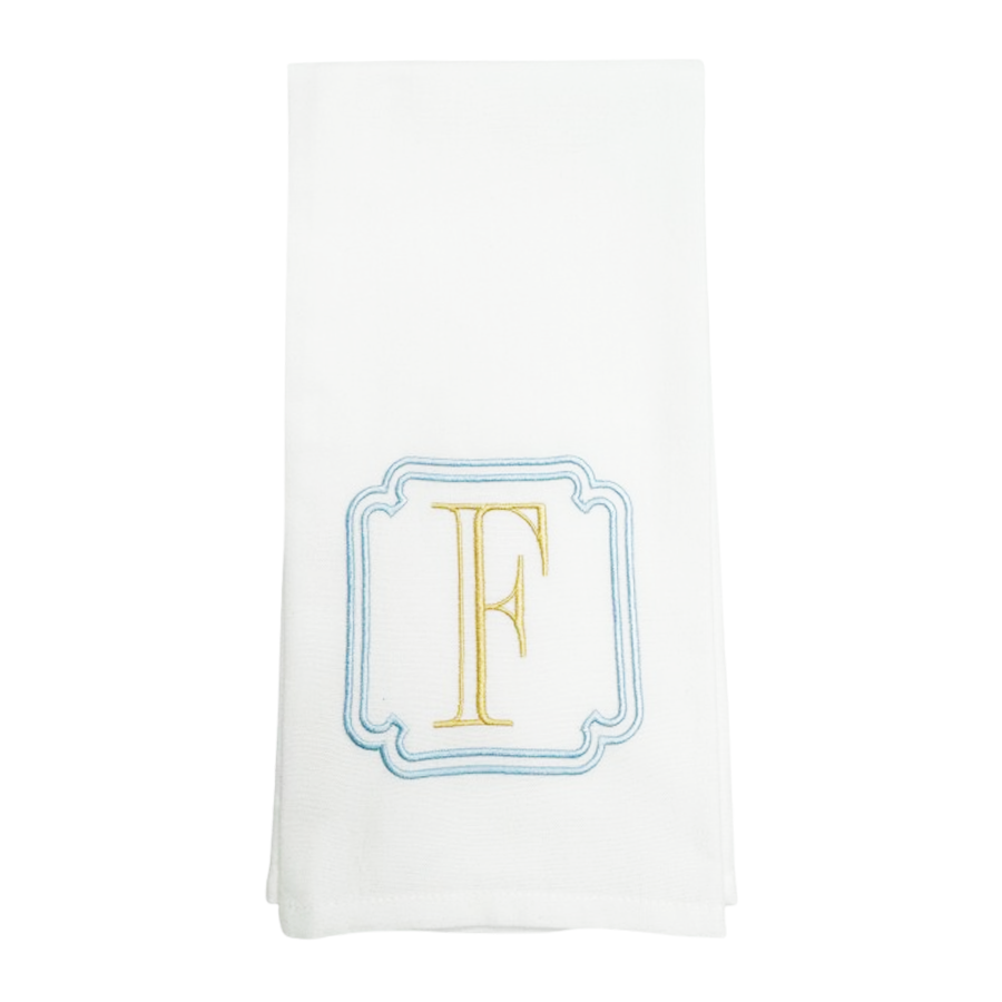 Sandy Frame Initial Towel