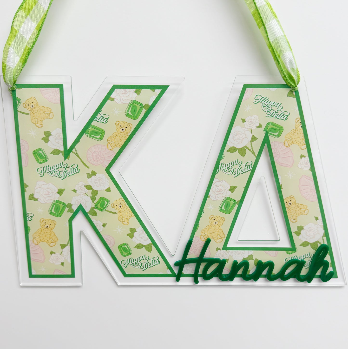 Acrylic Sorority Door Hanger