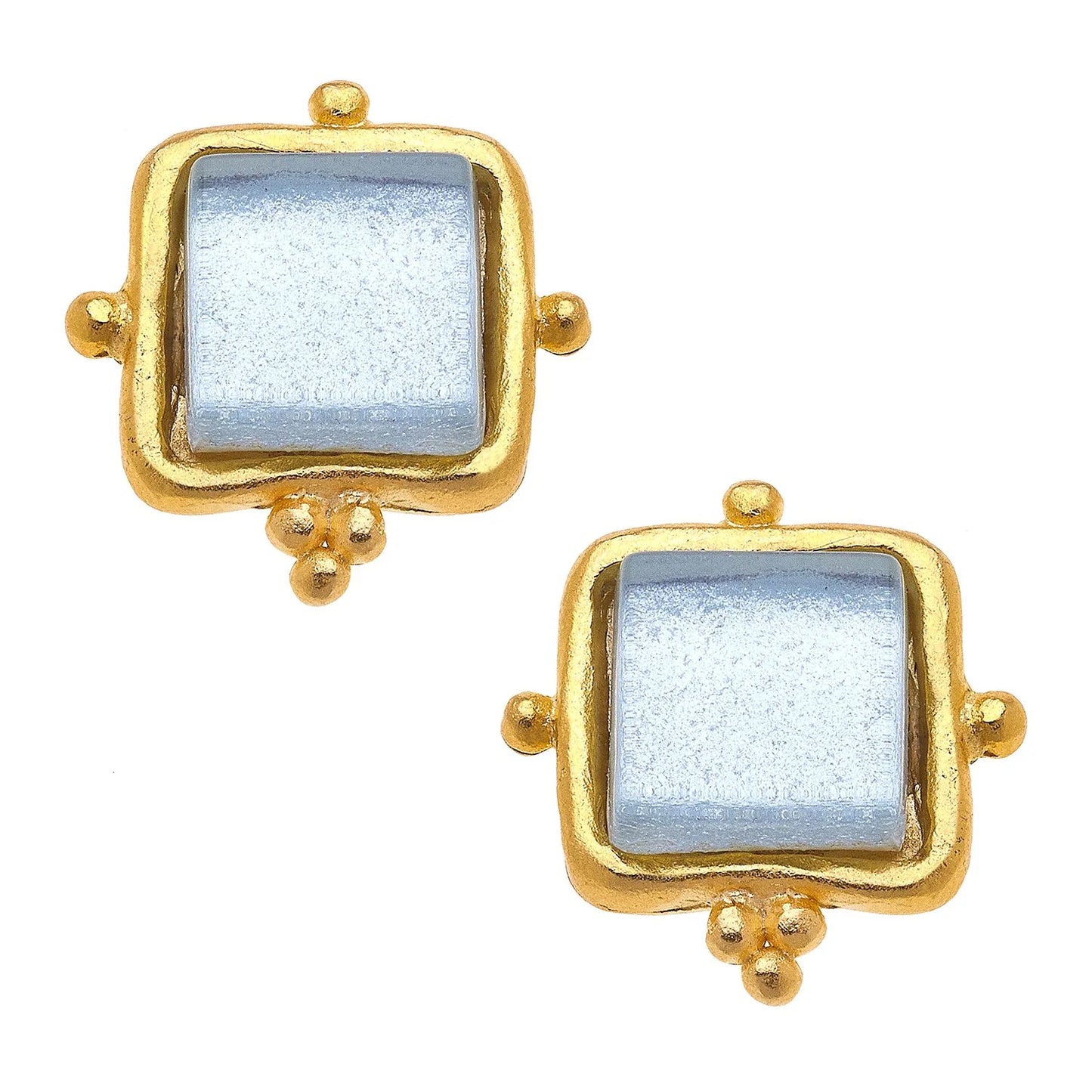 Madeline Studs - White