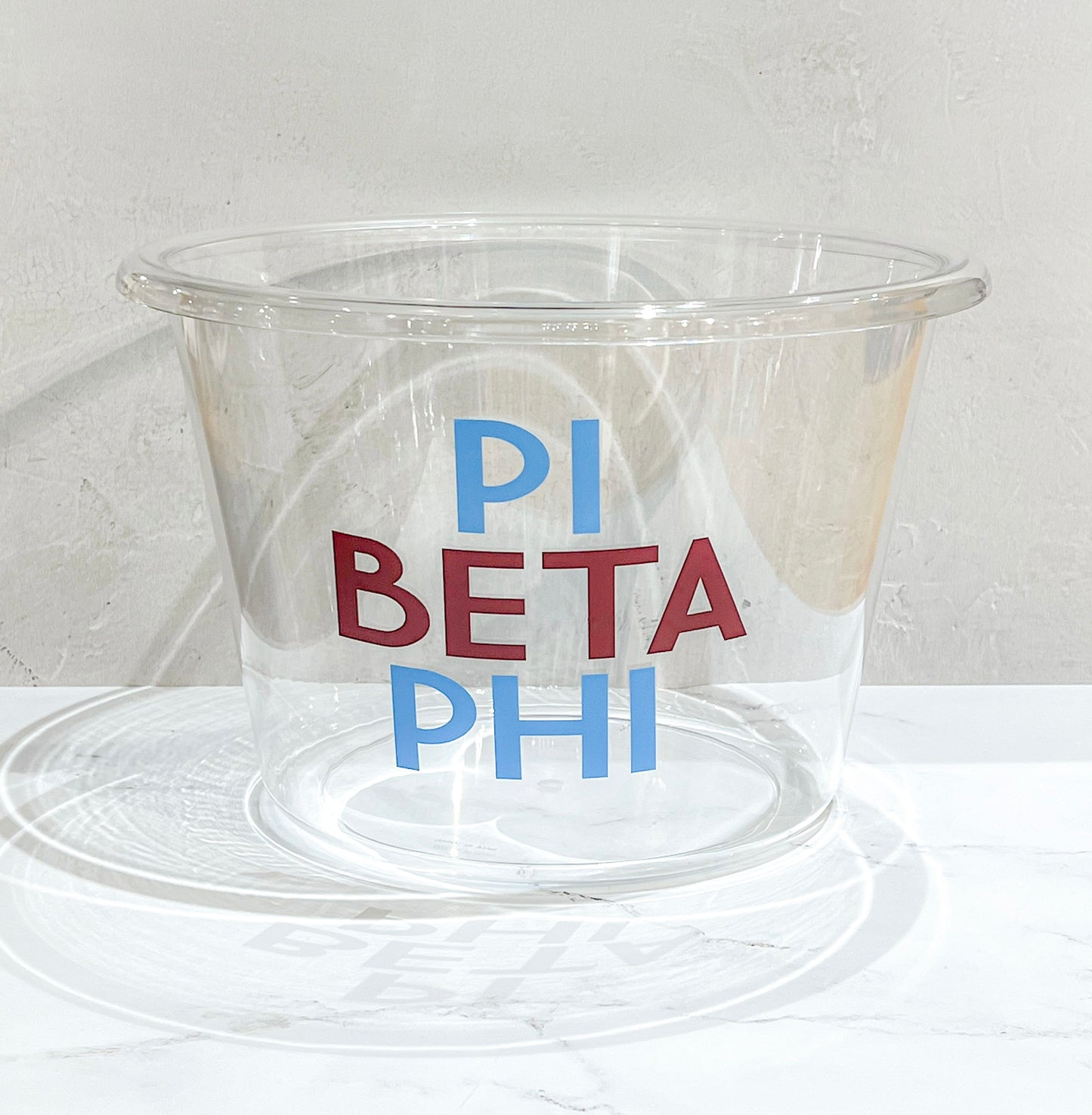 Sorority Acrylic Bucket