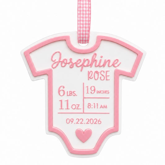 Baby's First Christmas Onesie Ornament