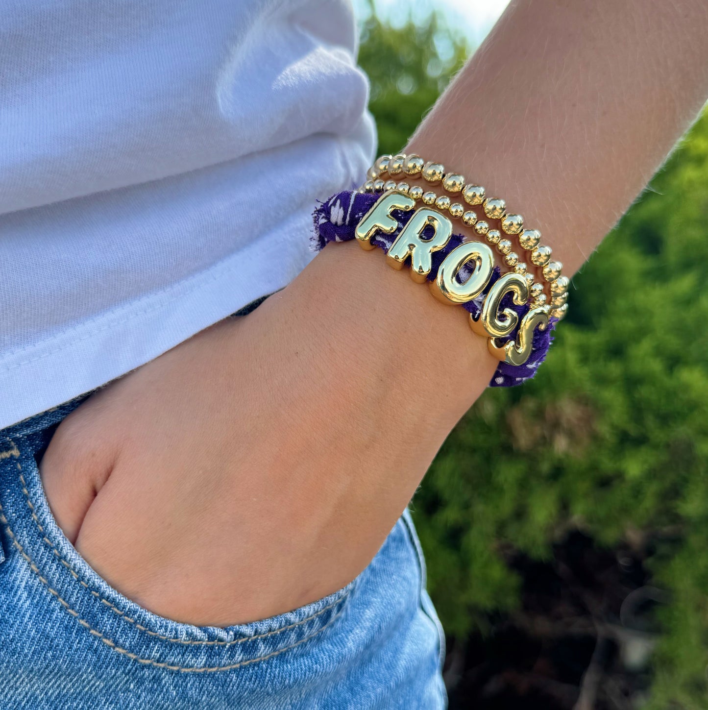 Bandana Gameday Bracelet
