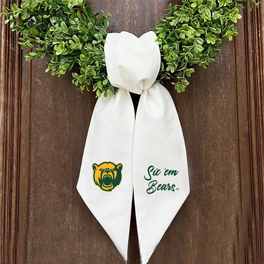 Baylor Embroidered Wreath Sash