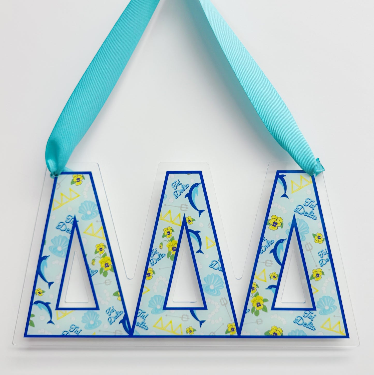 Acrylic Sorority Door Hanger