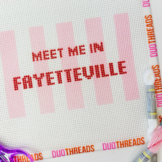 Meet Me in Fayetteville Needlepoint Kit