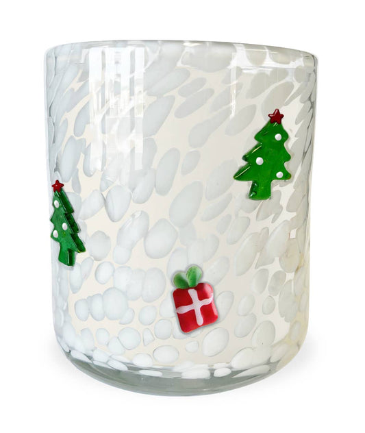 Tree & Gift Icon Candle