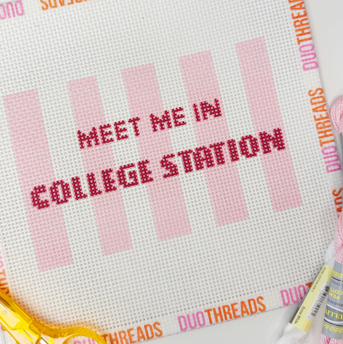 Meet Me in College Station Needlepoint Kit