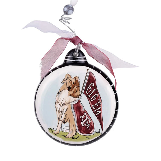Texas A&M Aggies Mascot Puff Ornament