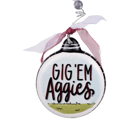 Texas A&M Aggies Mascot Puff Ornament