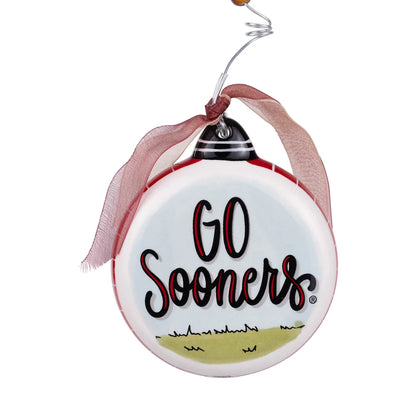 Oklahoma Sooners Mascot Puff Ornament