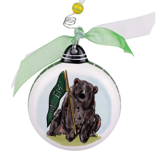 Baylor Bears Mascot Puff Ornament