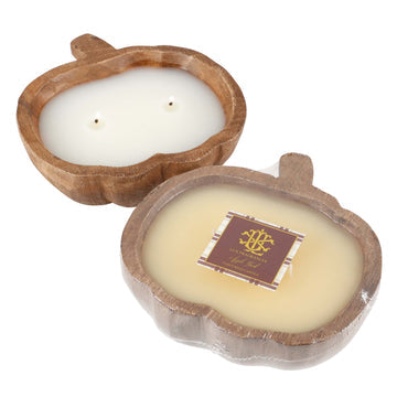 Apple Jack 2 Wick Pumpkin Bowl Candle
