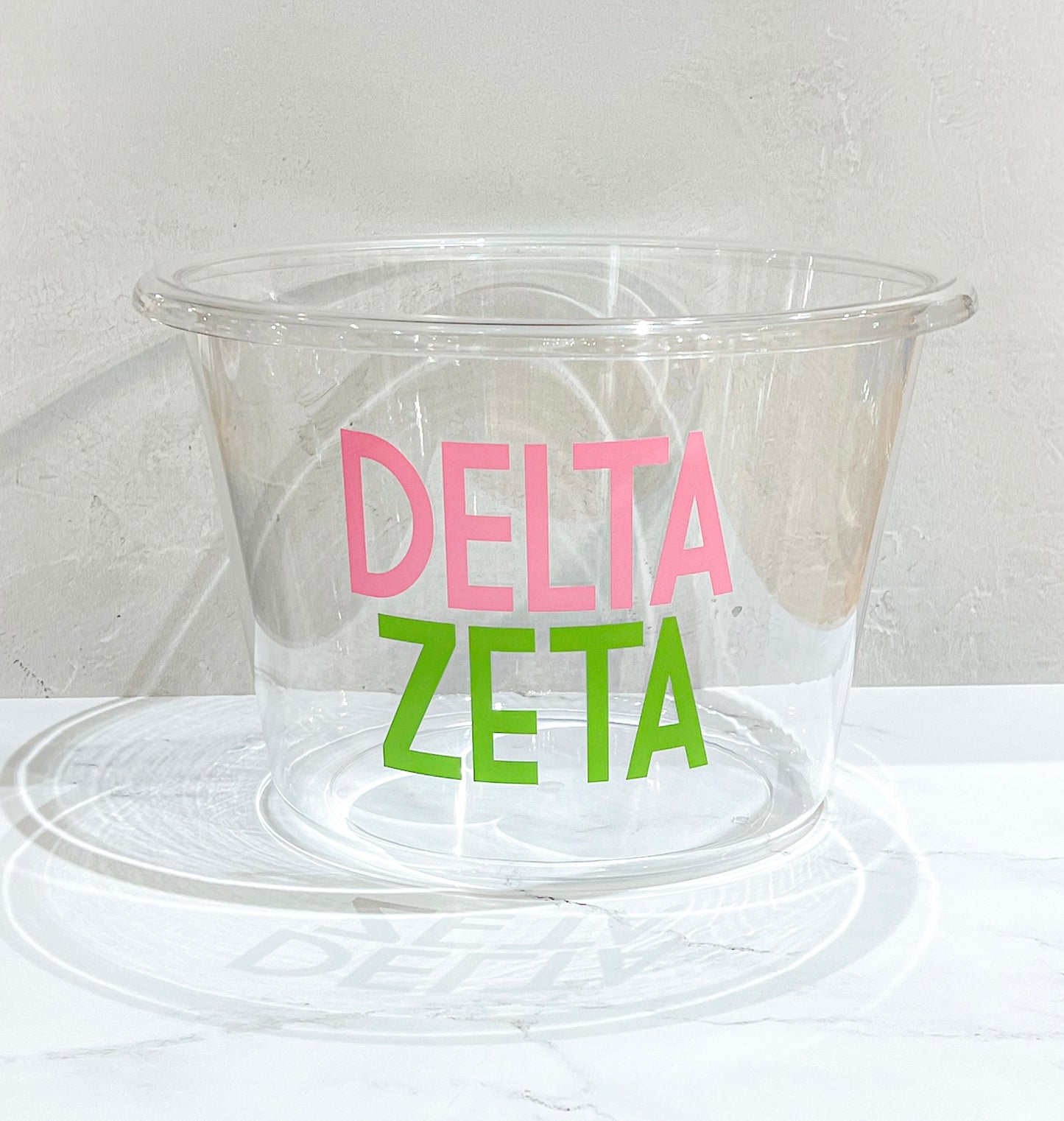 Sorority Acrylic Bucket