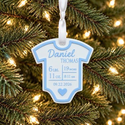 Baby's First Christmas Onesie Ornament