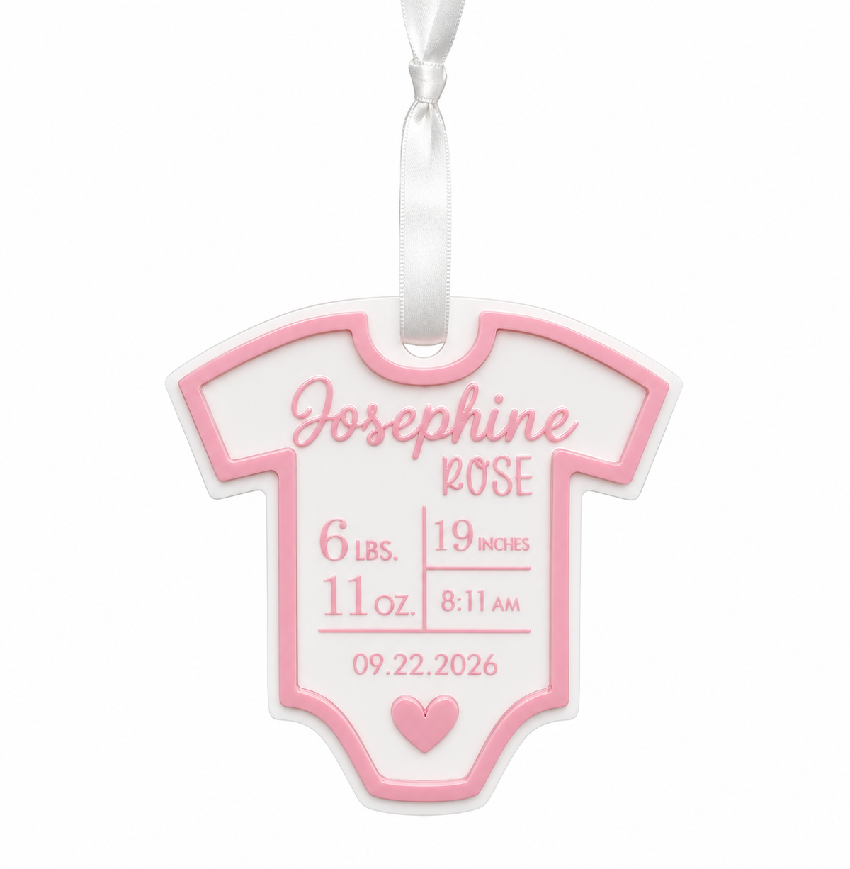 Baby's First Christmas Onesie Ornament