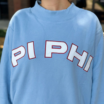COMING SOON! Sorority Mock Neck Sweatshirt