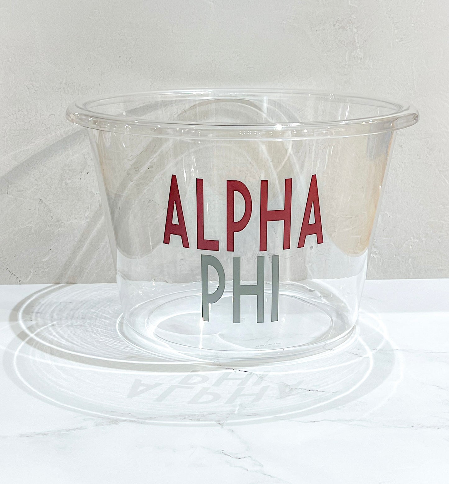 Sorority Acrylic Bucket