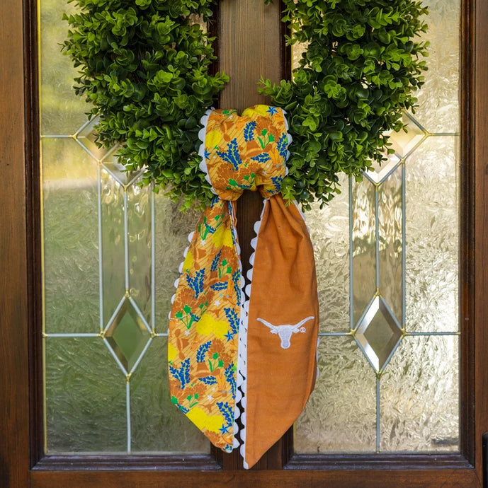 Texas Longhorns Wreath Scarf
