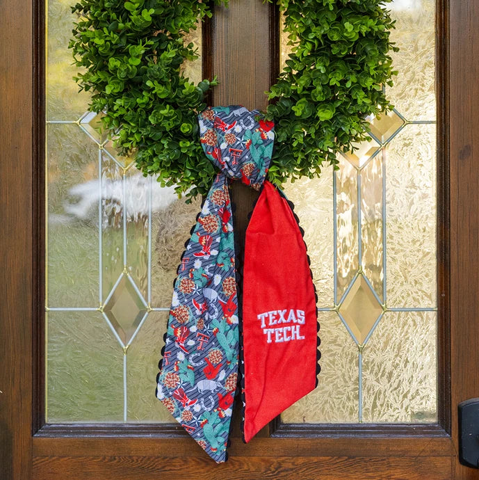 Texas Tech Red Raiders Wreath Scarf