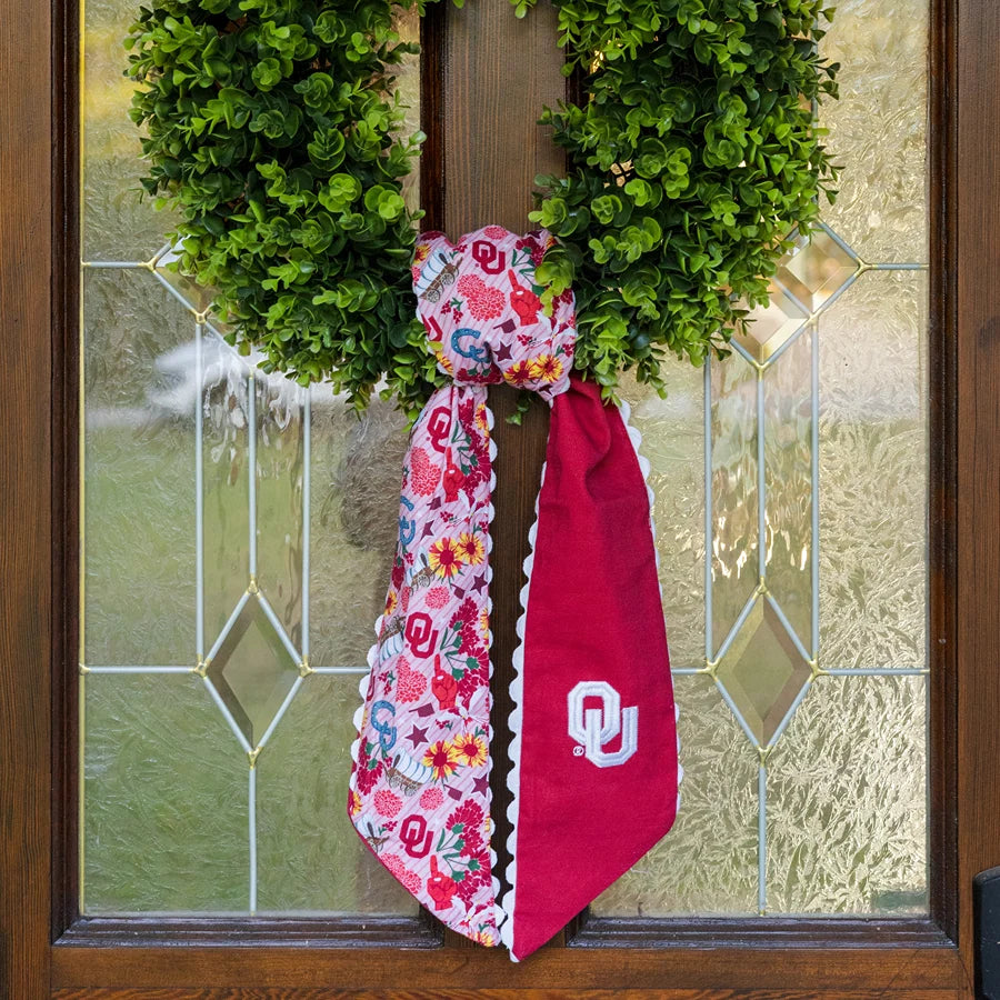 Oklahoma Sooners Wreath Scarf